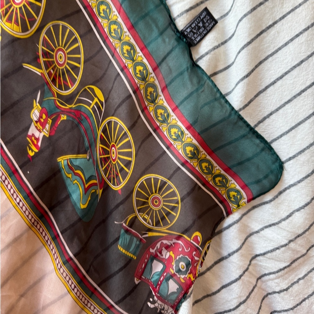 Hermes 100% Silk Scarf